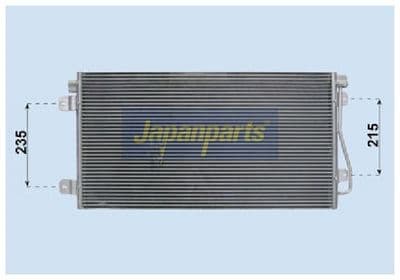Condensador, aire acondicionado JAPANPARTS CND093045