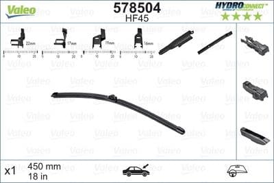 Limpiaparabrisas VALEO 578504