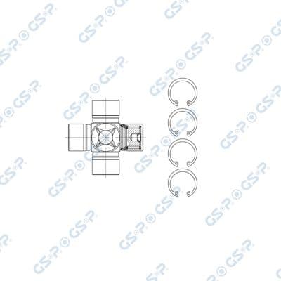 Junta, árbol cardán GSP UJ900195