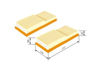 Filtro de aire BOSCH 1 457 433 049