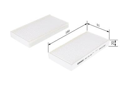 Filtro, aire del interior BOSCH 1 987 435 008