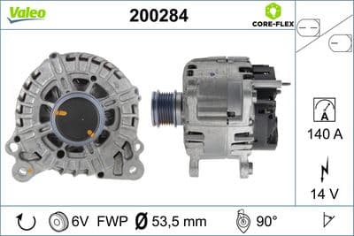Alternador VALEO 200284