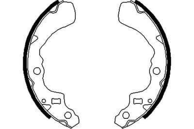 Juego de zapatas de frenos Kavo Parts BS-1913