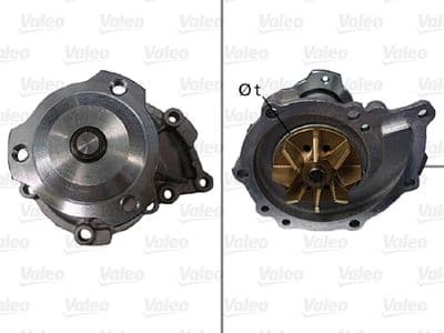 Bomba de agua, refrigeración del motor VALEO 506579