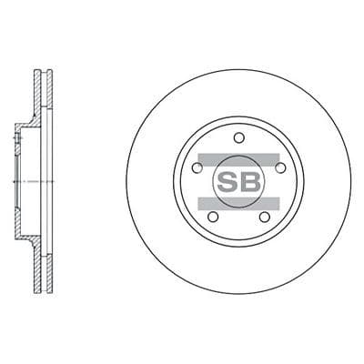 Disco de freno Hi-Q SD3029