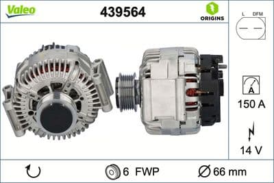 Alternador VALEO 439564