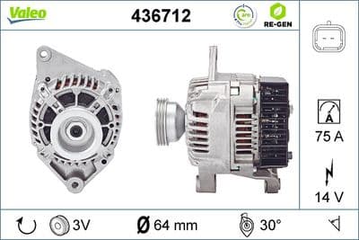 Alternador VALEO 436712