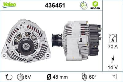 Alternador VALEO 436451