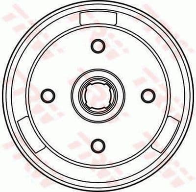 Tambor de freno TRW DB4046