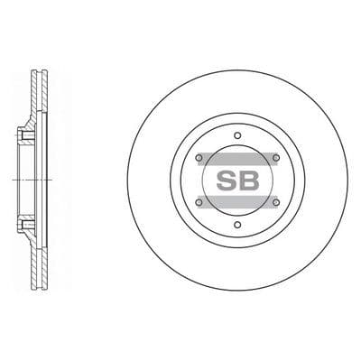 Disco de freno Hi-Q SD4503