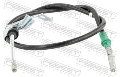 Cable de accionamiento, freno de estacionamiento FEBEST 05100-TRBRH