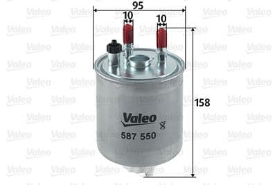 Filtro combustible VALEO 587550