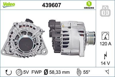Alternador VALEO 439607