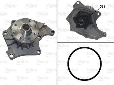 Bomba de agua, refrigeración del motor VALEO 506929