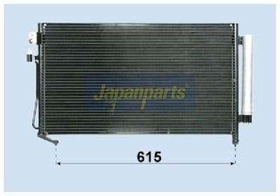 Condensador, aire acondicionado JAPANPARTS CND243008