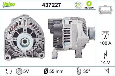 Alternador VALEO 437227