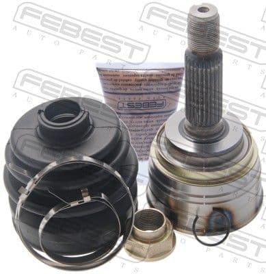Juego de articulación, eje de transmisión FEBEST 0410-009
