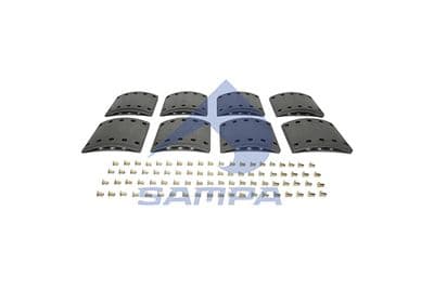Juego de balatas de freno, freno de tambor SAMPA 096.626C
