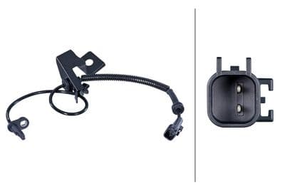 Sensor, revoluciones de la rueda HELLA 6PU 358 422-451