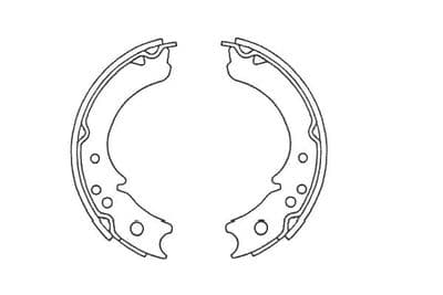 Juego de zapatas de frenos Kavo Parts KBS-3914