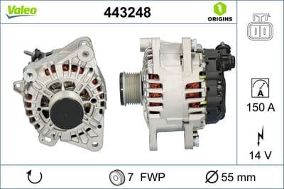 Alternador VALEO 443248
