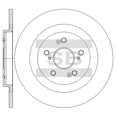 Disco de freno Hi-Q SD8509