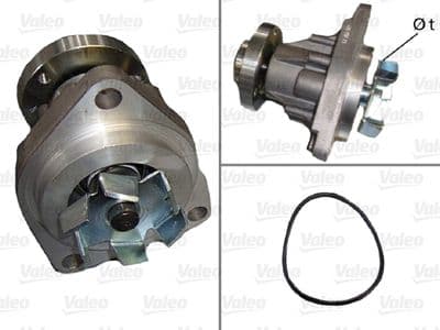 Bomba de agua, refrigeración del motor VALEO 506527
