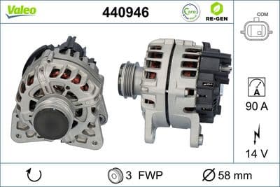 Alternador VALEO 440946