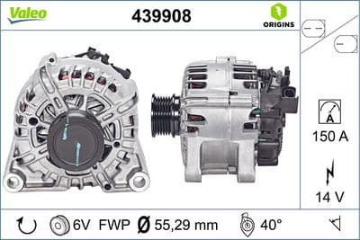 Alternador VALEO 439908