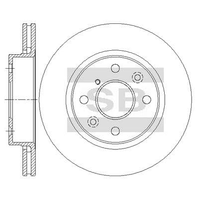 Disco de freno Hi-Q SD2085