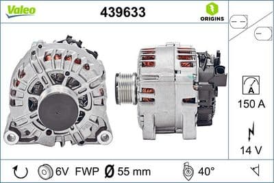 Alternador VALEO 439633