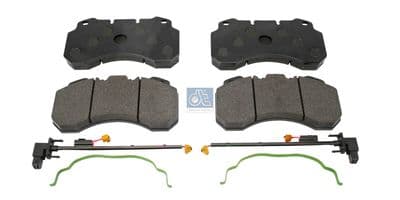 Juego de balatas de freno DT Spare Parts 6.95109