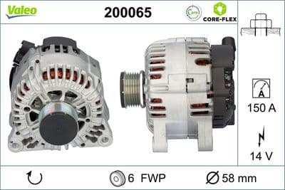 Alternador VALEO 200065