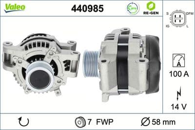 Alternador VALEO 440985