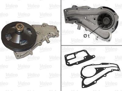 Bomba de agua, refrigeración del motor VALEO 506600