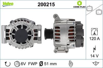 Alternador VALEO 200215