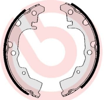 Juego de zapatas de frenos BREMBO S 16 502