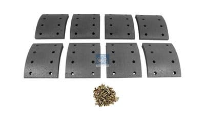 Juego de balatas de freno, freno de tambor DT Spare Parts 5.92140