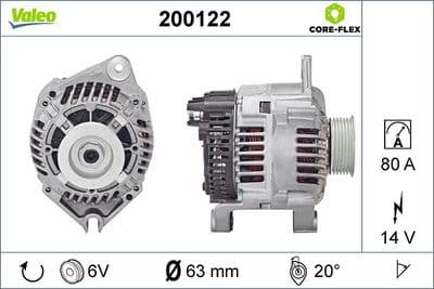Alternador VALEO 200122