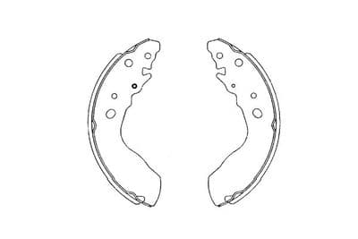 Juego de zapatas de frenos Kavo Parts KBS-8913