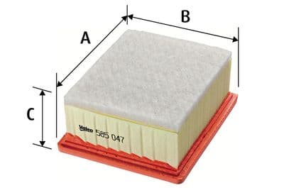 Filtro de aire VALEO 585047