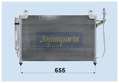 Condensador, aire acondicionado JAPANPARTS CND253019