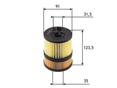 Filtro de aceite VALEO 586549