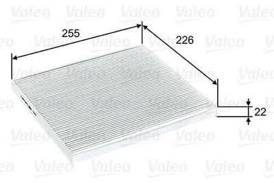 Filtro, aire del interior VALEO 715804