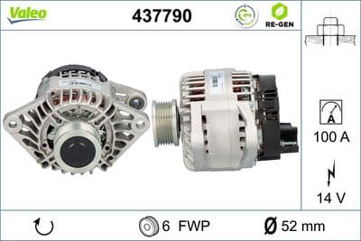 Alternador VALEO 437790