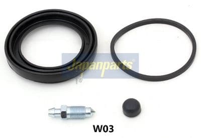 Juego de reparación, pinza de freno JAPANPARTS KD-W03