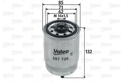 Filtro combustible VALEO 587726
