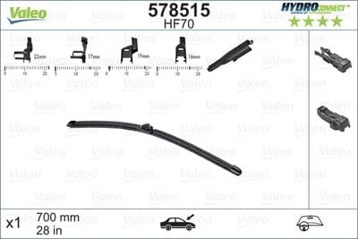 Limpiaparabrisas VALEO 578515