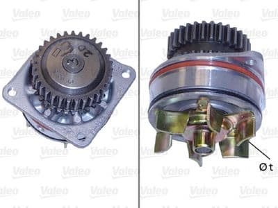Bomba de agua, refrigeración del motor VALEO 506924