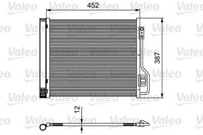 Condensador, aire acondicionado VALEO 814114